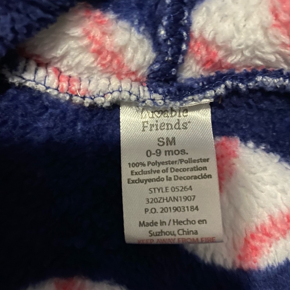 Baby Baseball Bath Robe - Picture 2 of 2